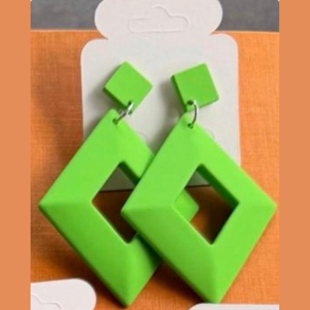 Neon Diamond Earrings