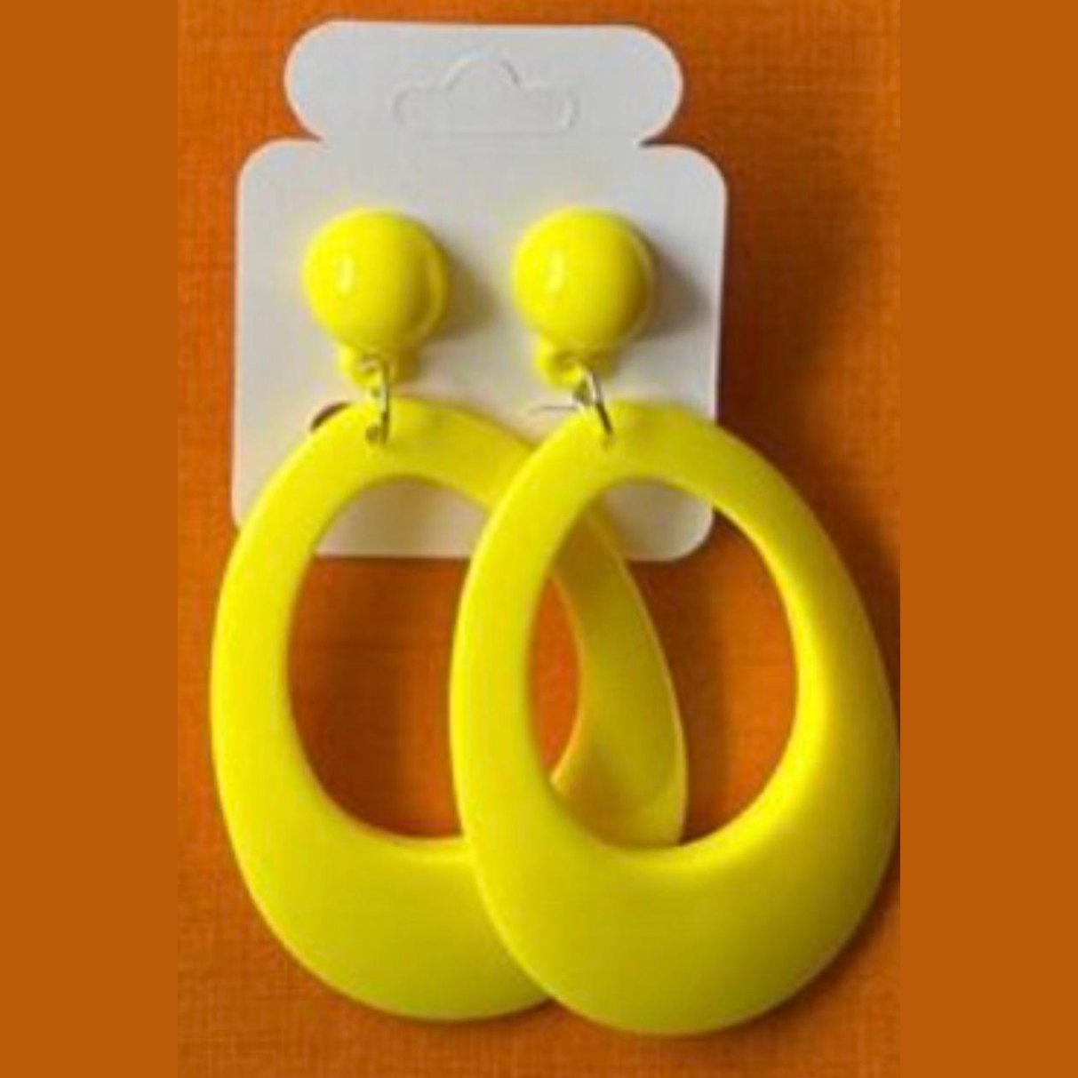 Solar Glow Hoops Earrings